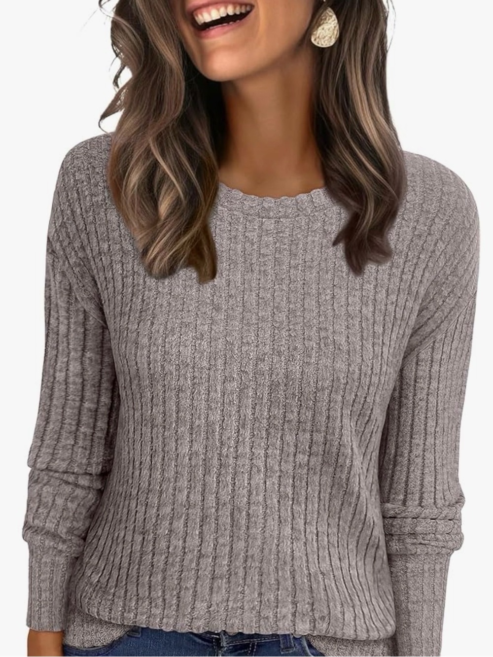 ANRABESS Long Sleeve Tunic Top